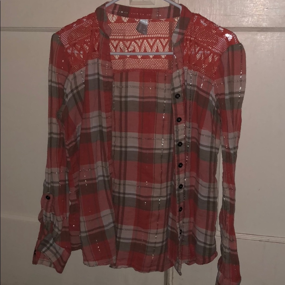 Vanity button up shirt